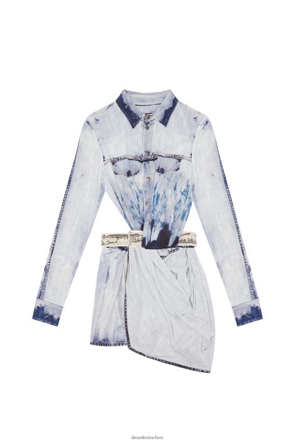 Diesel d-hanne Bekleidung hellblau Frauen H0VDZ821