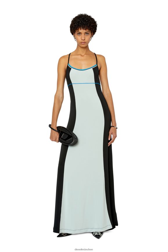 Diesel d-strukon Bekleidung Schwarz Blau Frauen H0VDZ833