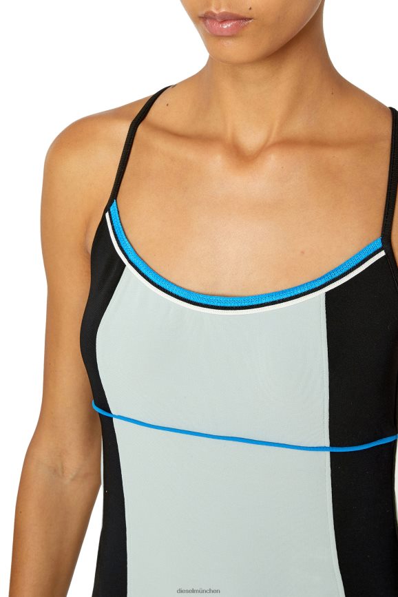 Diesel d-strukon Bekleidung Schwarz Blau Frauen H0VDZ833