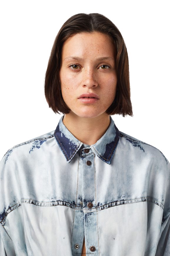 Diesel d-suki Bekleidung hellblau Frauen H0VDZ799