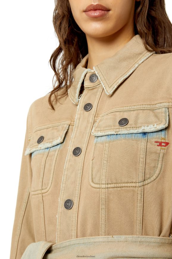 Diesel de-flaminty-z Bekleidung Beige Frauen H0VDZ850