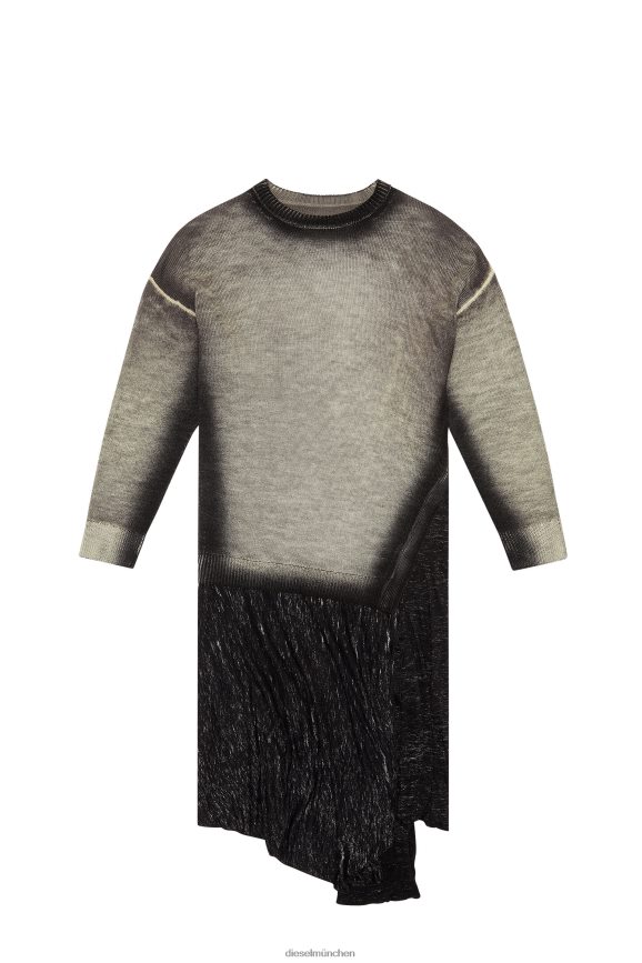 Diesel m-Kimolos Bekleidung grau schwarz Frauen H0VDZ818