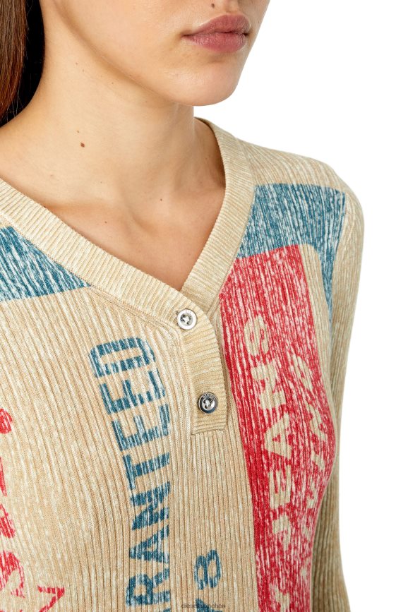 Diesel m-aelle Bekleidung Beige Frauen H0VDZ797
