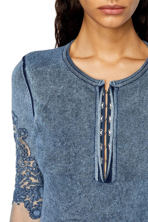 Diesel m-anya Bekleidung Blau Frauen H0VDZ845