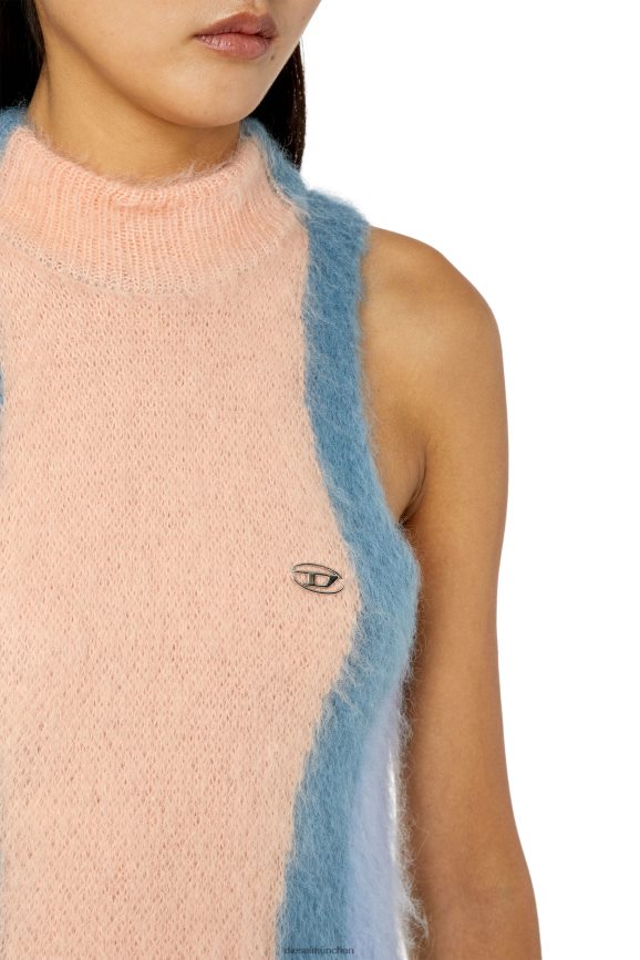 Diesel m-irella Bekleidung Blau Rosa Frauen H0VDZ851