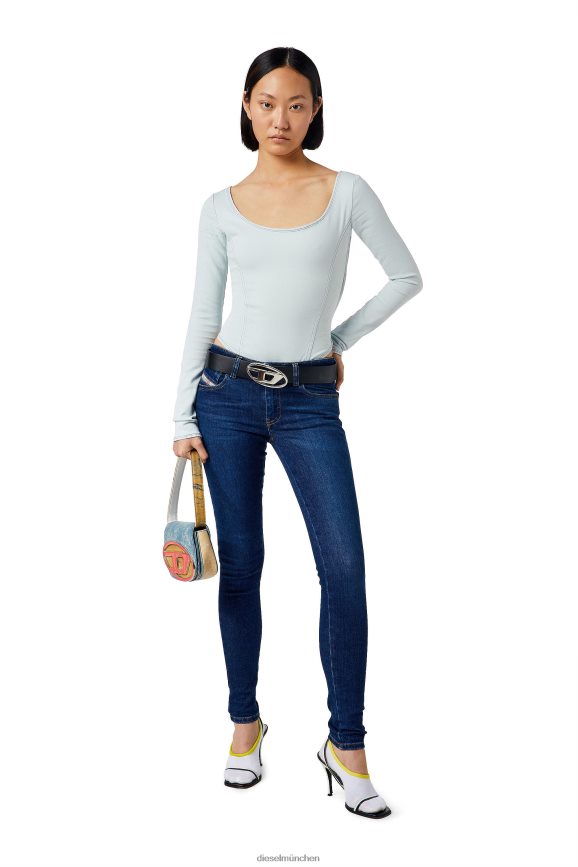 Diesel D-Cho Track Denim-Body Bekleidung hellblau Frauen H0VDZ880