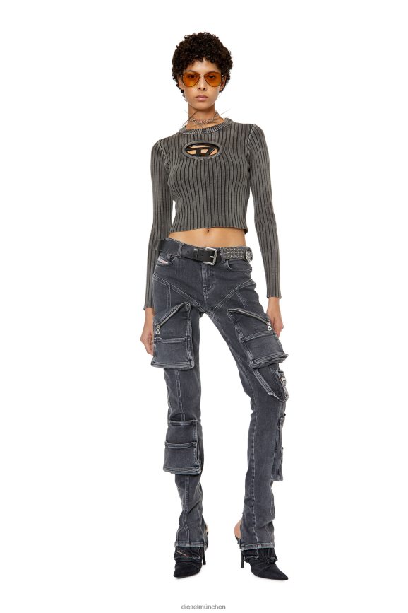 Diesel m-arjory Bekleidung grau Frauen H0VDZ884
