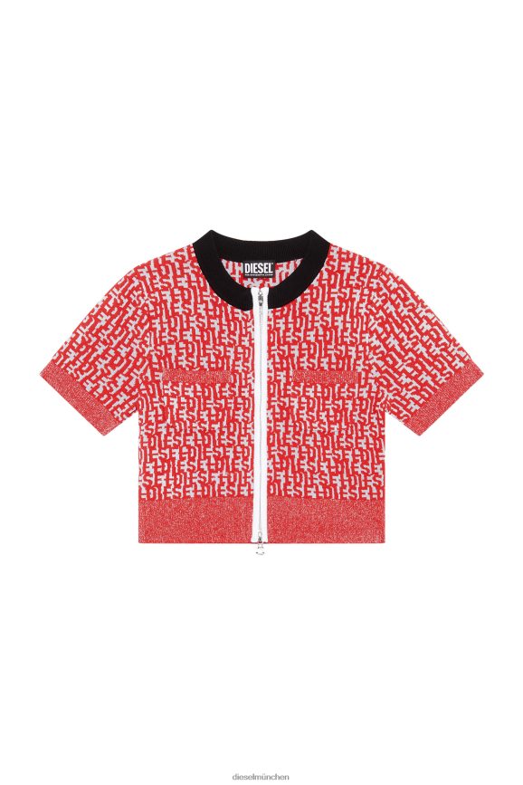 Diesel m-athilde Bekleidung grau/rot Frauen H0VDZ887