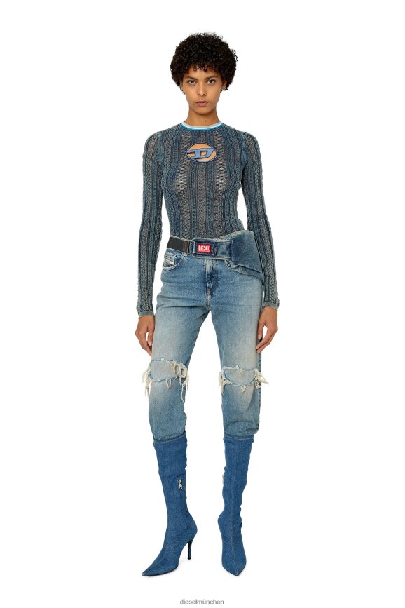 Diesel m-ikyla Bekleidung Blau Frauen H0VDZ882