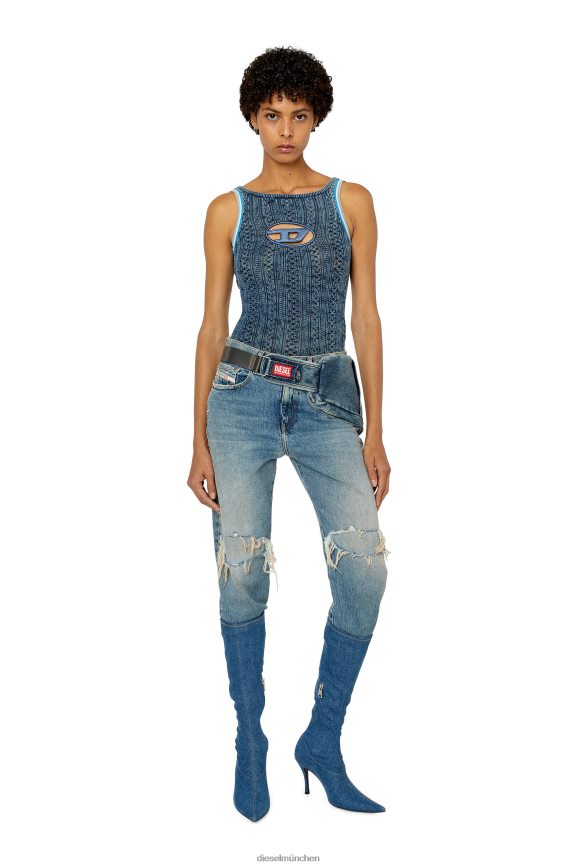 Diesel m-ilagros Bekleidung Blau Frauen H0VDZ864