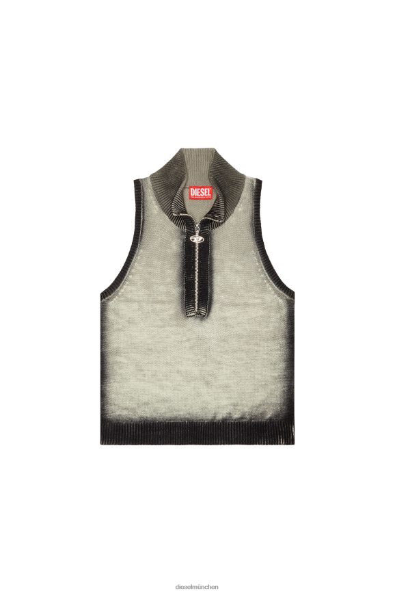 Diesel m-ionio Bekleidung grau Frauen H0VDZ868