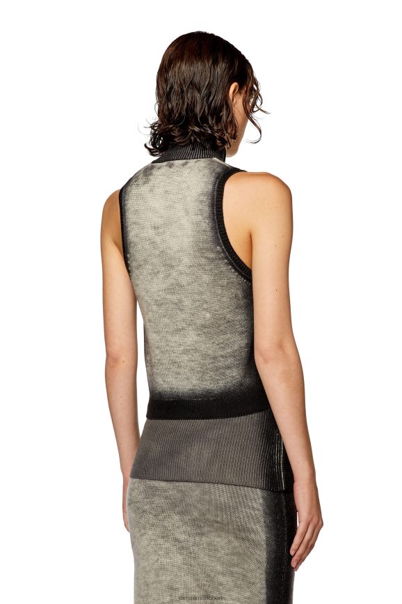 Diesel m-ionio Bekleidung grau Frauen H0VDZ868
