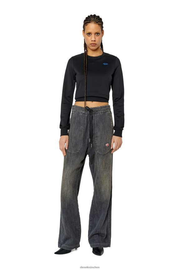 Diesel f-crossy Bekleidung Schwarz Frauen H0VDZ900