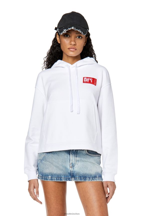 Diesel f-jaralabel-hood Bekleidung Weiss Frauen H0VDZ894