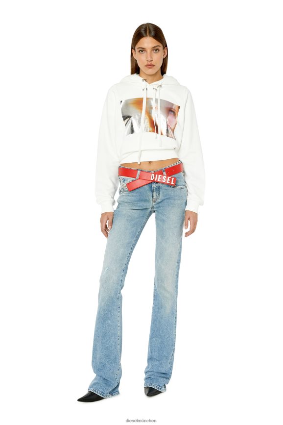 Diesel f-reggy-drood Bekleidung Weiss Frauen H0VDZ899