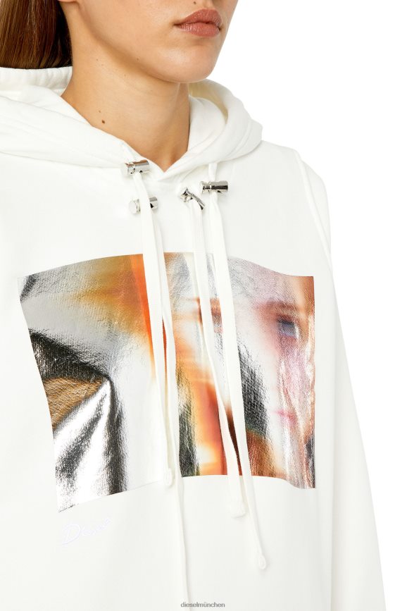 Diesel f-reggy-drood Bekleidung Weiss Frauen H0VDZ899
