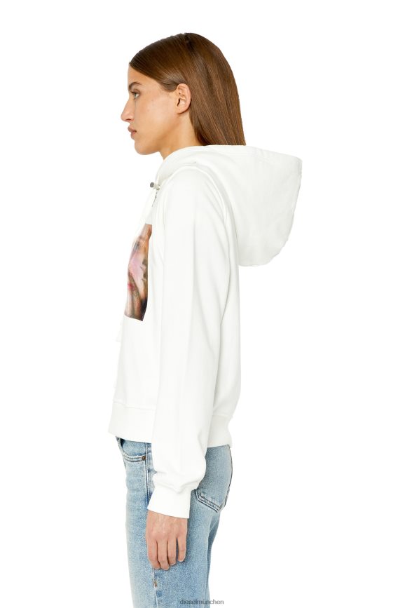 Diesel f-reggy-drood Bekleidung Weiss Frauen H0VDZ899