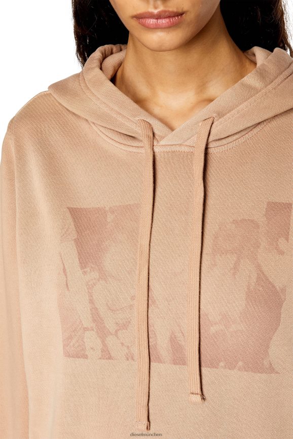 Diesel f-reggy-hood-g5 Bekleidung Gesichtspuder Frauen H0VDZ904