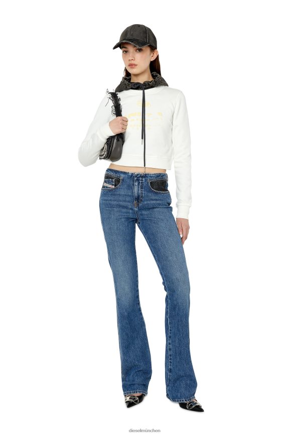 Diesel f-slimmy-g1 Bekleidung Weiss Frauen H0VDZ905