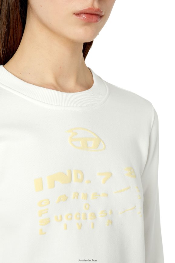 Diesel f-slimmy-g1 Bekleidung Weiss Frauen H0VDZ905
