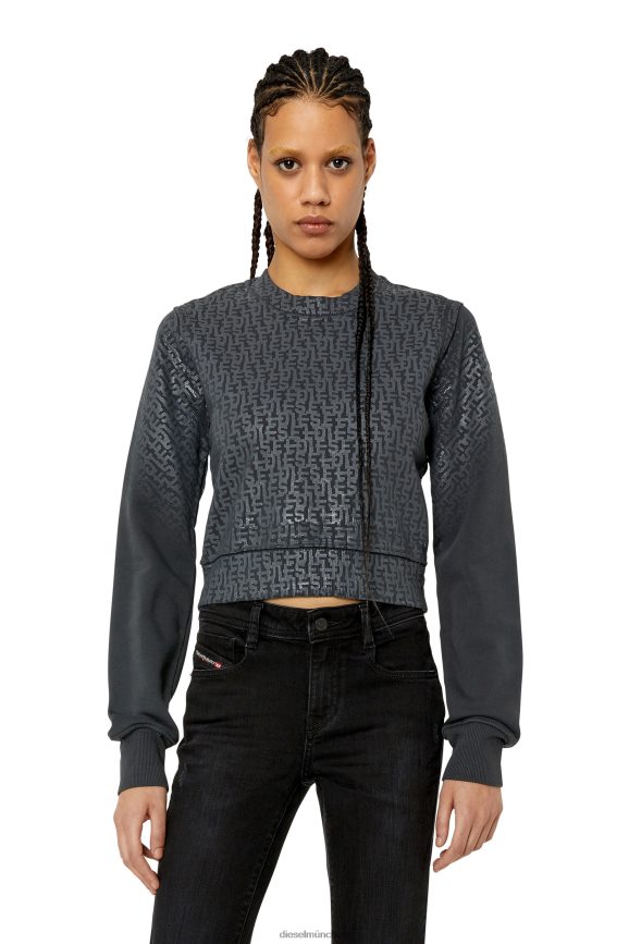Diesel f-slimmy-mono Bekleidung Schwarz Frauen H0VDZ901