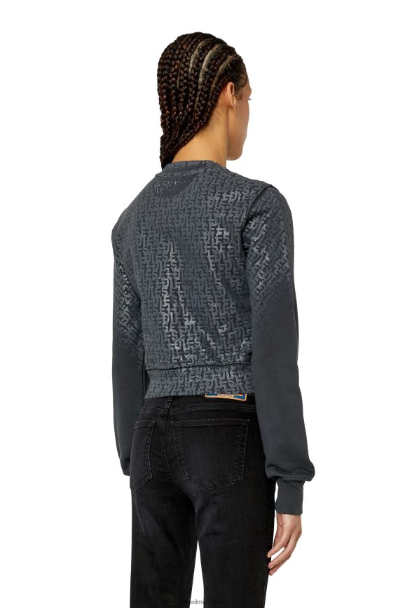 Diesel f-slimmy-mono Bekleidung Schwarz Frauen H0VDZ901