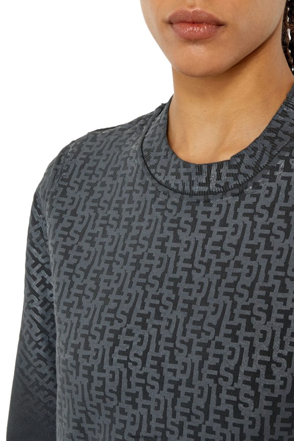 Diesel f-slimmy-mono Bekleidung Schwarz Frauen H0VDZ901