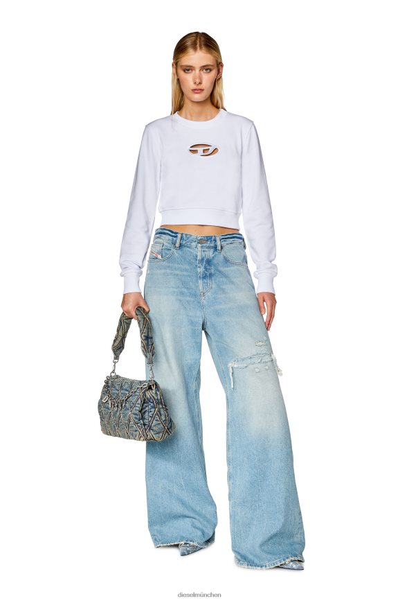 Diesel f-slimmy-od Bekleidung Weiss Frauen H0VDZ890