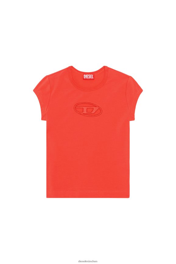 Diesel T-Angie Bekleidung Rot Frauen H0VDZ909