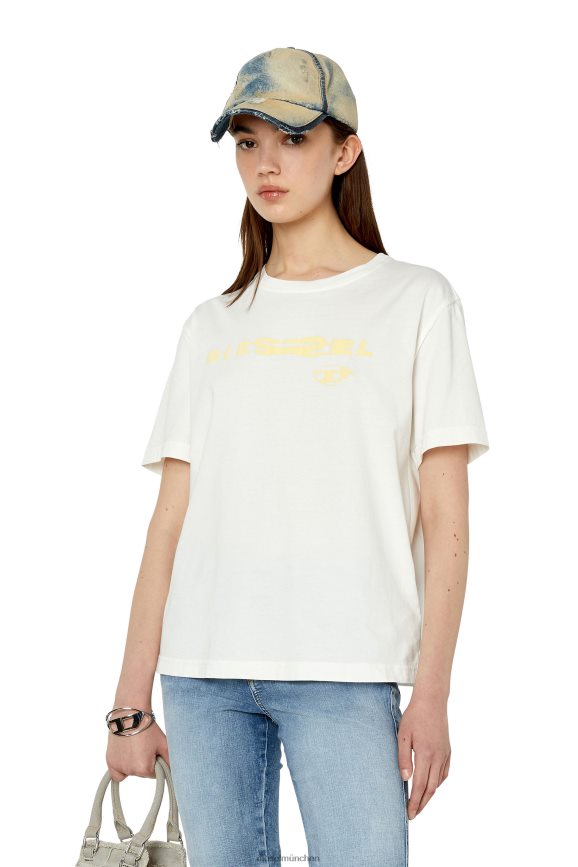 Diesel T-Danny Bekleidung Weiss Frauen H0VDZ936