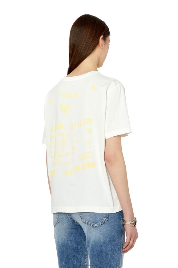 Diesel T-Danny Bekleidung Weiss Frauen H0VDZ936