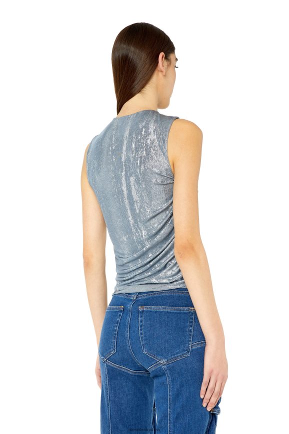 Diesel T-Frucht Bekleidung grau Frauen H0VDZ938