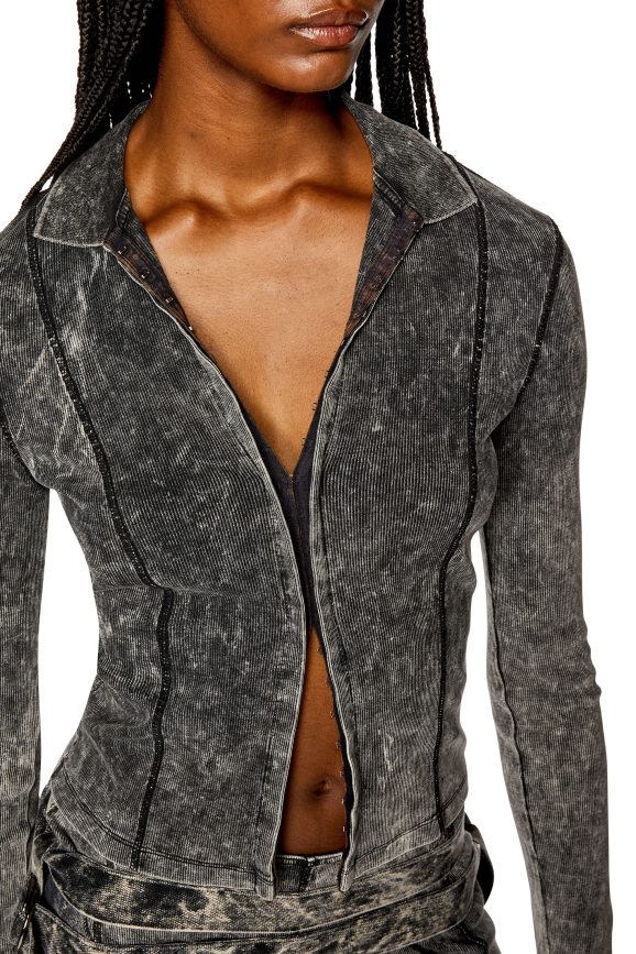 Diesel T-Quecksilber Bekleidung Schwarz Frauen H0VDZ928