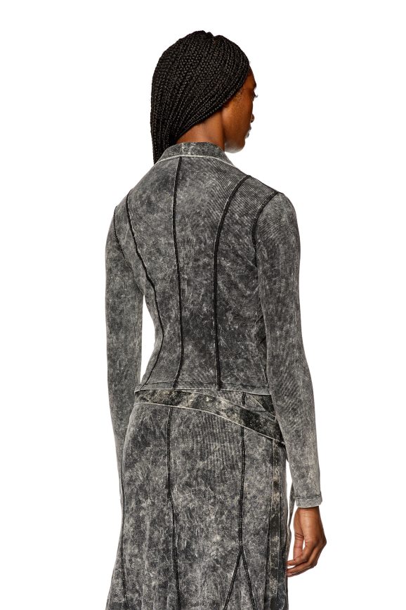 Diesel T-Quecksilber Bekleidung Schwarz Frauen H0VDZ928