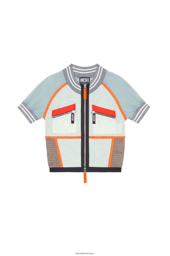 Diesel T-Toky Bekleidung orange/weiß Frauen H0VDZ912