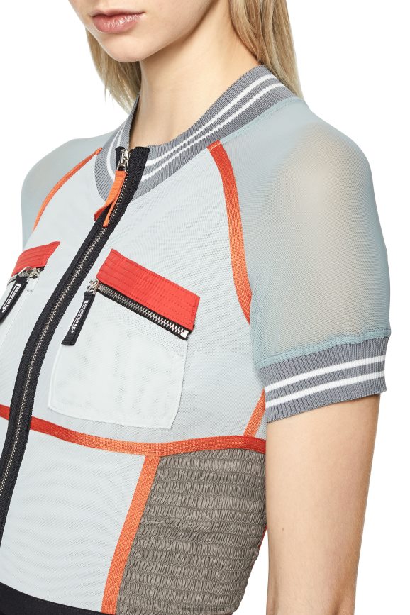 Diesel T-Toky Bekleidung orange/weiß Frauen H0VDZ912