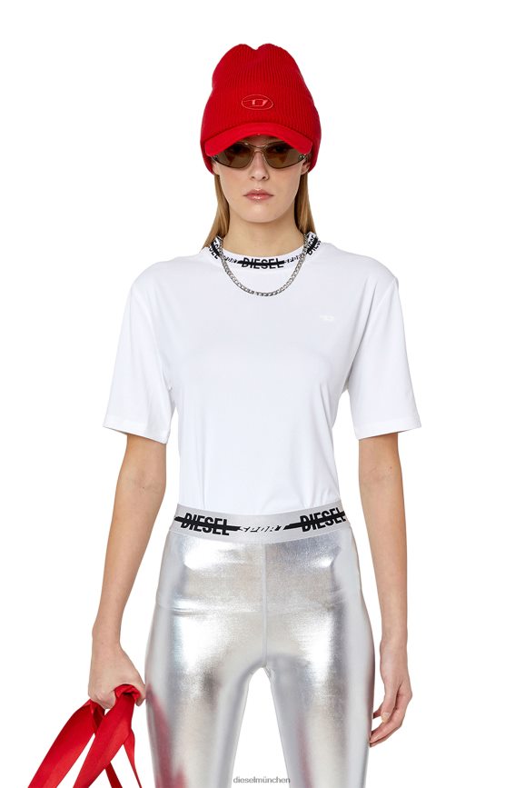 Diesel awtee-piper-a-wt38 Bekleidung Weiss Frauen H0VDZ925