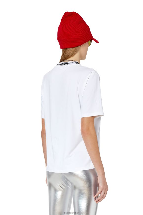 Diesel awtee-piper-a-wt38 Bekleidung Weiss Frauen H0VDZ925