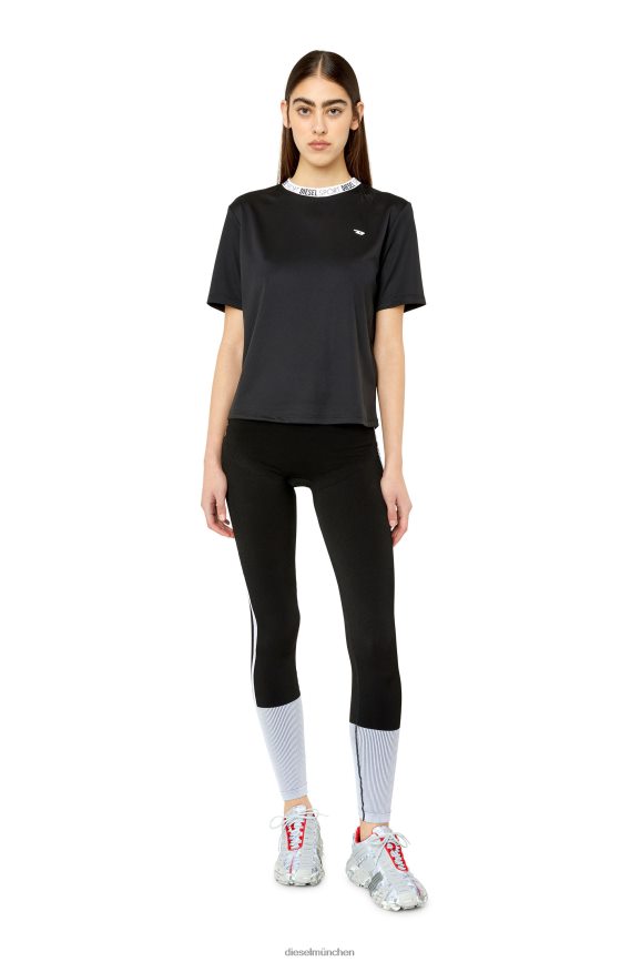 Diesel awtee-piper-ht38 Bekleidung Schwarz Frauen H0VDZ953