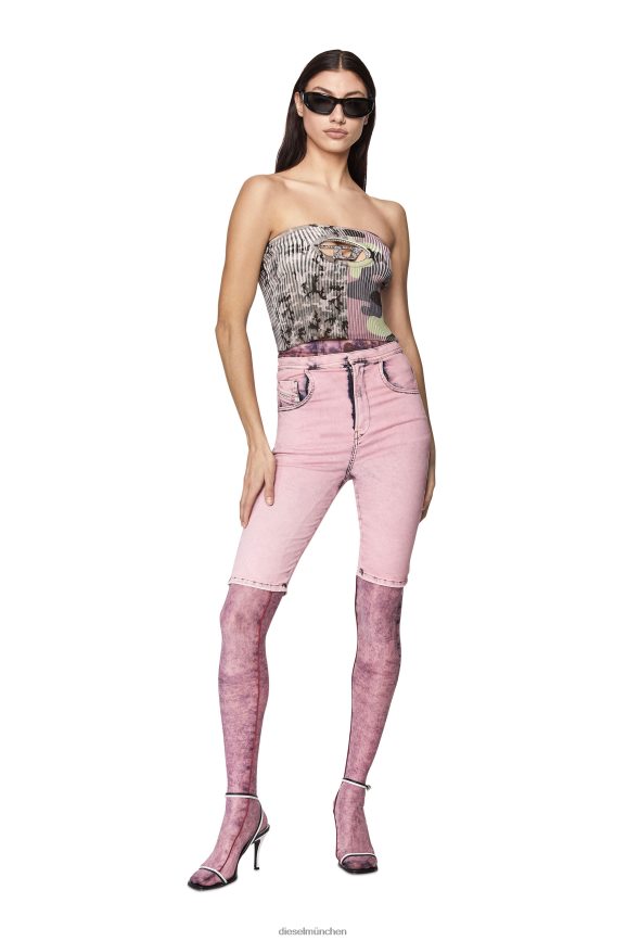 Diesel m-Lakewood Bekleidung Grün Grau Frauen H0VDZ914