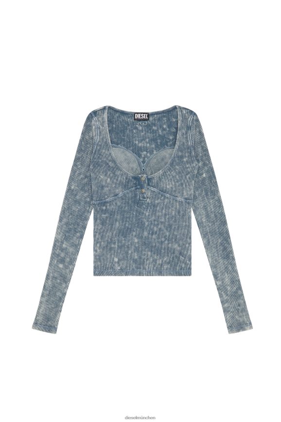 Diesel t-analie Bekleidung Blau Frauen H0VDZ943