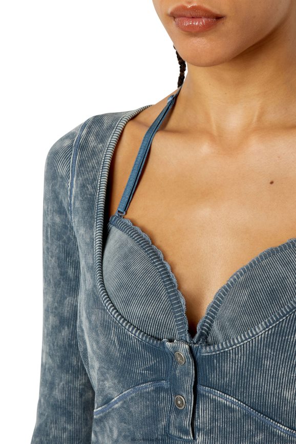 Diesel t-analie Bekleidung Blau Frauen H0VDZ943