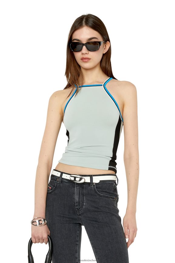 Diesel t-ayuki Bekleidung hellgrau Frauen H0VDZ935