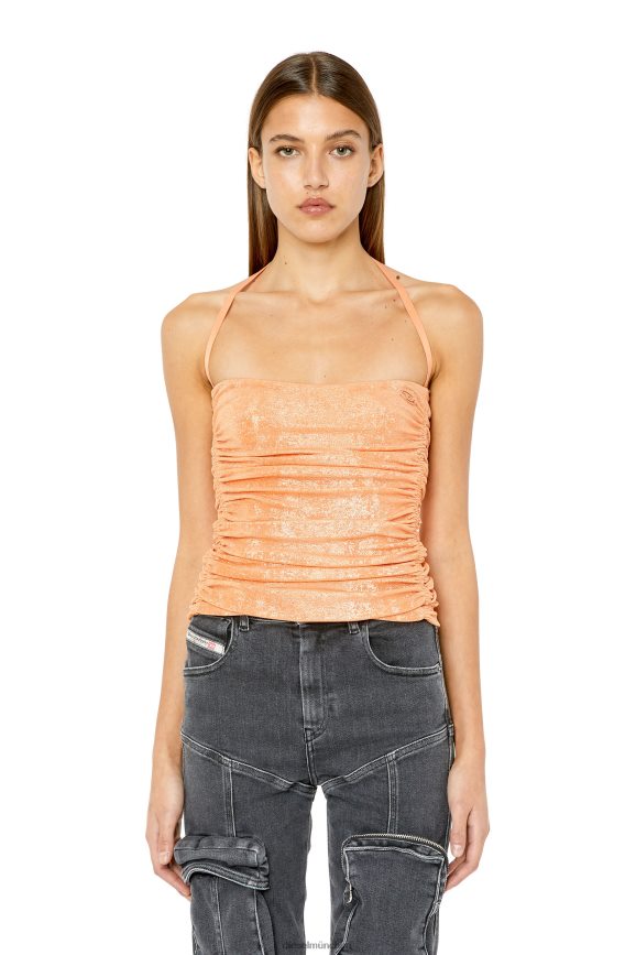 Diesel t-dru Bekleidung orange Frauen H0VDZ952