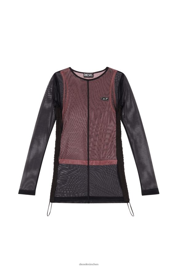 Diesel t-july Bekleidung Schwarz Frauen H0VDZ961