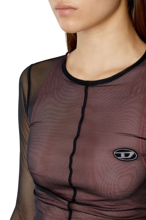 Diesel t-july Bekleidung Schwarz Frauen H0VDZ961