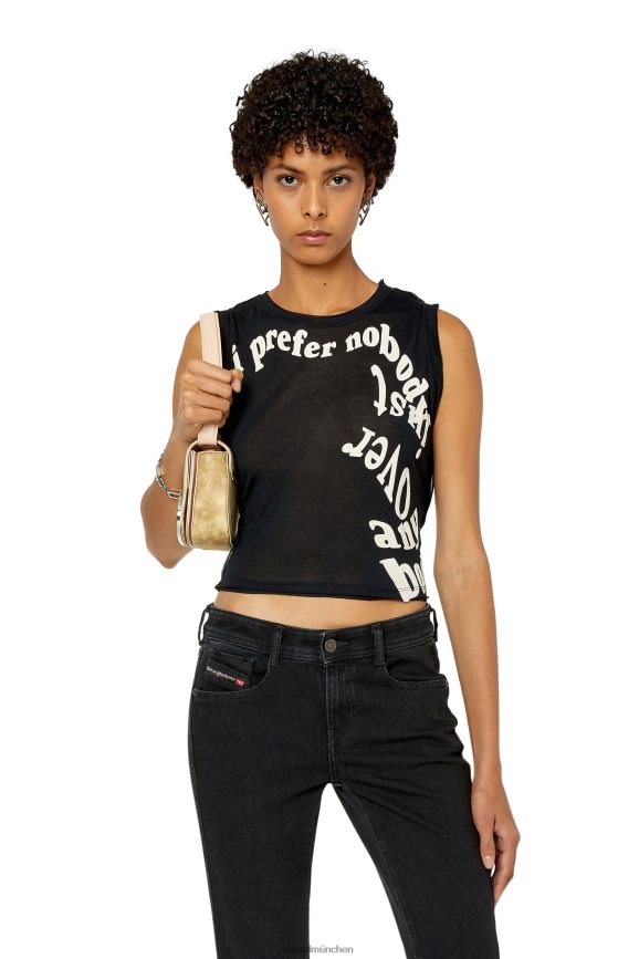 Diesel t-ody Bekleidung Schwarz Frauen H0VDZ947