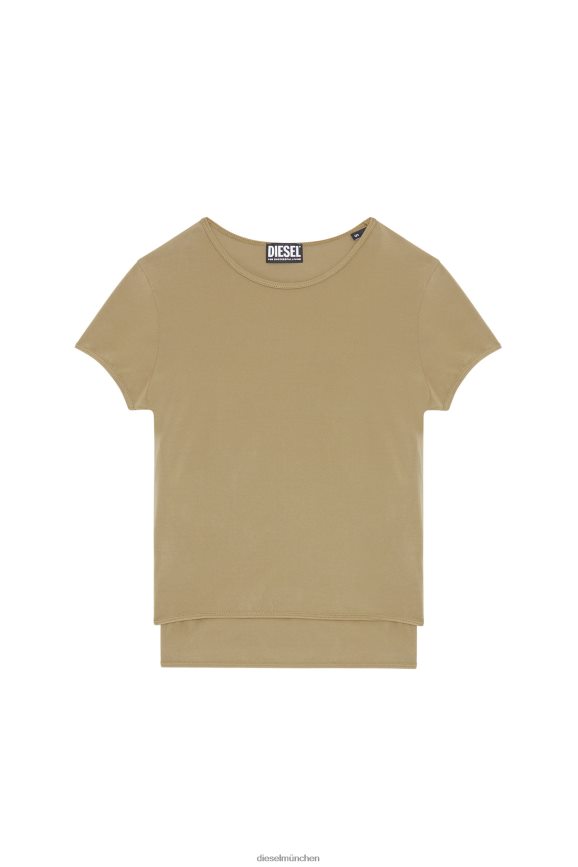 Diesel t-olap Bekleidung Hellbraun Frauen H0VDZ939