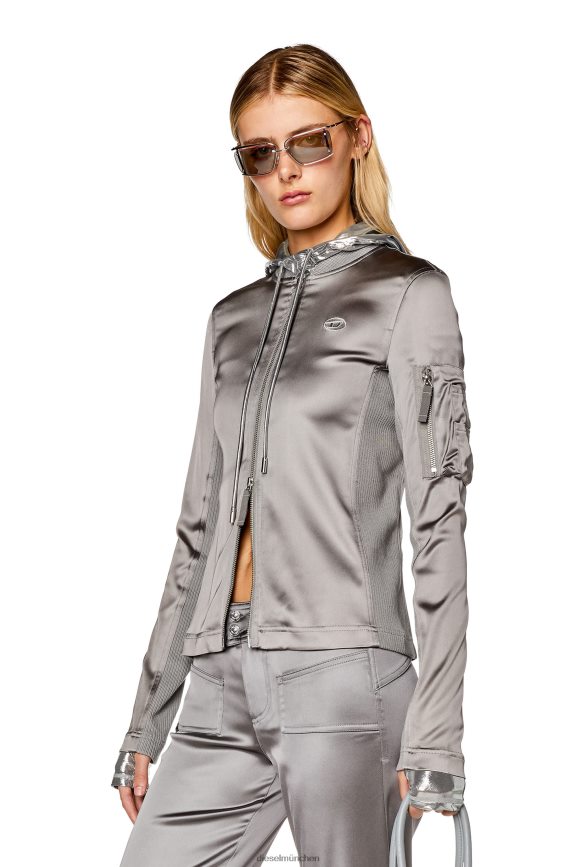 Diesel t-opun Bekleidung hellgrau Frauen H0VDZ929