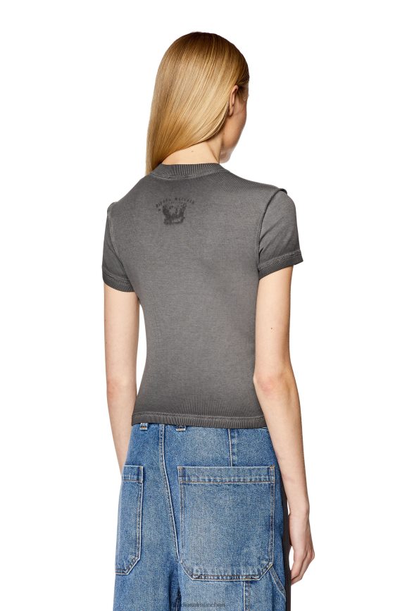 Diesel t-skinzy-l1 Bekleidung grau Frauen H0VDZ924